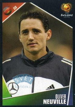 Oliver Neuville Germany samolepka Panini UEFA EURO 2004 #311