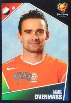 Marc Overmars Netherlands samolepka Panini UEFA EURO 2004 #329