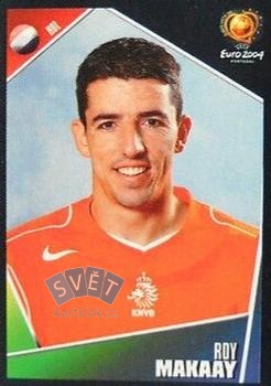Roy Makaay Netherlands samolepka Panini UEFA EURO 2004 #330