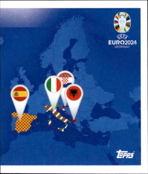 Overview samolepka Topps EURO 2024 #GB2