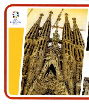 Spain Landmark Spain samolepka Topps EURO 2024 #ESP-P1