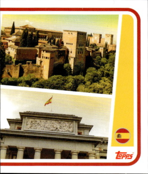 Spain Landmark Spain samolepka Topps EURO 2024 #ESP-P2