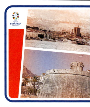 Croatia Landmark Croatia samolepka Topps EURO 2024 #CRO-P1