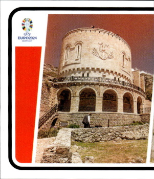 Albania Landmark Albania samolepka Topps EURO 2024 #ALB-P1