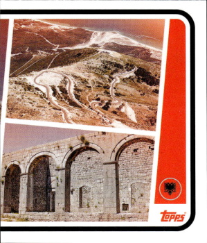Albania Landmark Albania samolepka Topps EURO 2024 #ALB-P2