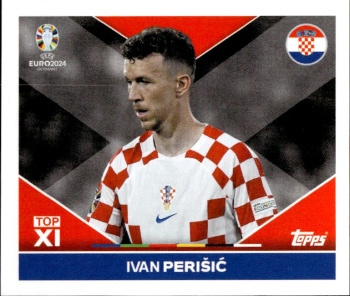 Ivan Perisic Croatia samolepka Topps EURO 2024 #CRO-TOP2