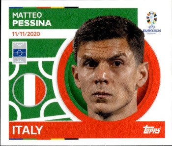 Matteo Pessina Italy samolepka Topps EURO 2024 #ITA14