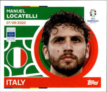 Manuel Locatelli Italy samolepka Topps EURO 2024 #ITA16