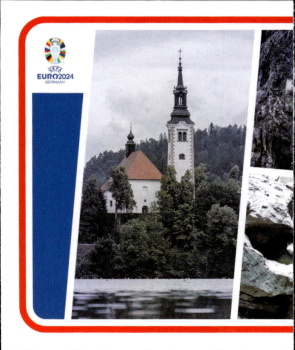 Slovenia Landmark Slovenia samolepka Topps EURO 2024 #SVN-P1