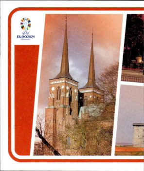 Denmark Landmark Denmark samolepka Topps EURO 2024 #DEN-P1