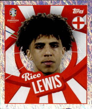 Rico Lewis England samolepka Topps EURO 2024 #ENG-PTW