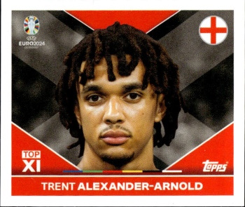 Trent Alexander-Arnold England samolepka Topps EURO 2024 #ENG-TOP2