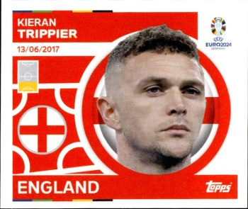 Kieran Trippier England samolepka Topps EURO 2024 #ENG7