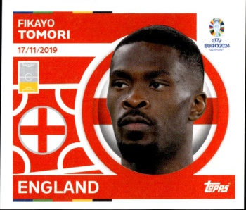 Fikayo Tomori England samolepka Topps EURO 2024 #ENG11