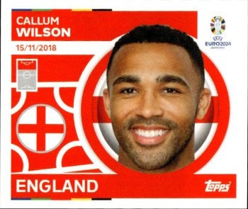Callum Wilson England samolepka Topps EURO 2024 #ENG21