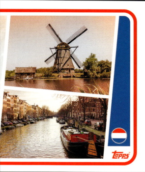 Netherlands Landmark Netherlands samolepka Topps EURO 2024 #NED-P2