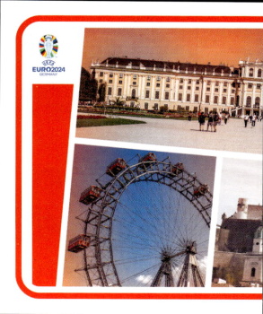 Austria Landmark Austria samolepka Topps EURO 2024 #AUT-P1