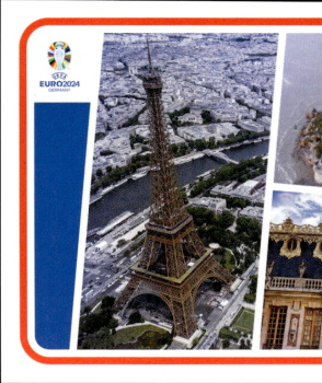 France Landmark France samolepka Topps EURO 2024 #FRA-P1