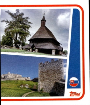 Slovakia Landmark Slovakia samolepka Topps EURO 2024 #SVK-P2