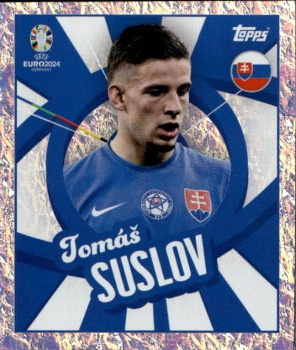 Tomas Suslov Slovakia samolepka Topps EURO 2024 #SVK-PTW