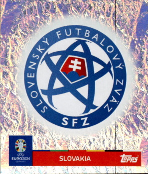 Emblem Slovakia samolepka Topps EURO 2024 #SVK1
