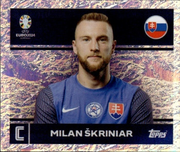 Milan Skriniar Slovakia samolepka Topps EURO 2024 #SVK2