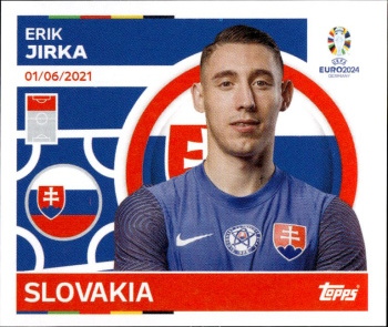 Erik Jirka Slovakia samolepka Topps EURO 2024 #SVK21