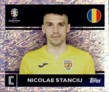 Nicolae Stanciu Romania samolepka Topps EURO 2024 #ROM2