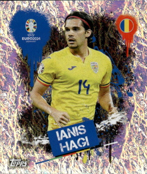 Ianis Hagi Romania samolepka Topps EURO 2024 #ROM3
