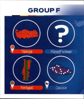 Overview samolepka Topps EURO 2024 #GF1