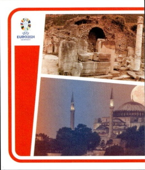 Turkey Landmark Turkey samolepka Topps EURO 2024 #TUR-P1