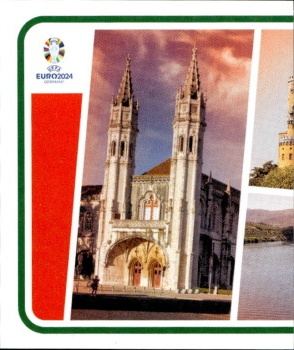 Portugal Landmark Portugal samolepka Topps EURO 2024 #POR-P1