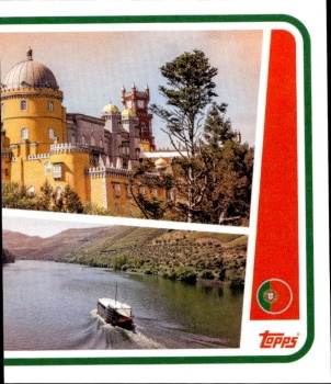 Portugal Landmark Portugal samolepka Topps EURO 2024 #POR-P2