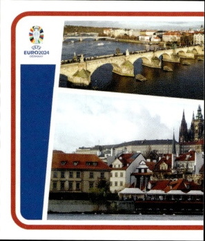 Czechia Landmark Czech Republic samolepka Topps EURO 2024 #CZE-P1