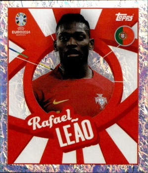 Rafael Leao Portugal samolepka Topps EURO 2024 #POR-PTW