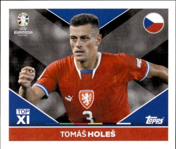 Tomas Holes Czech Republic samolepka Topps EURO 2024 #CZE-TOP1