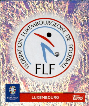 Emblem Luxembourg samolepka Topps EURO 2024 #LUX1