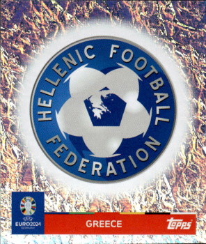 Emblem Greece samolepka Topps EURO 2024 #GRE1
