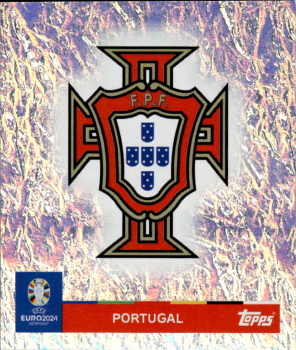 Emblem Portugal samolepka Topps EURO 2024 #POR1