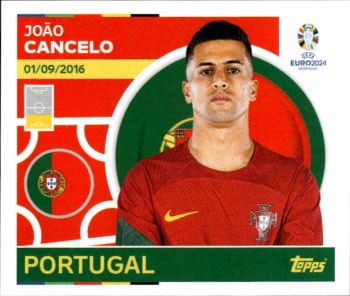 Joao Cancelo Portugal samolepka Topps EURO 2024 #POR11