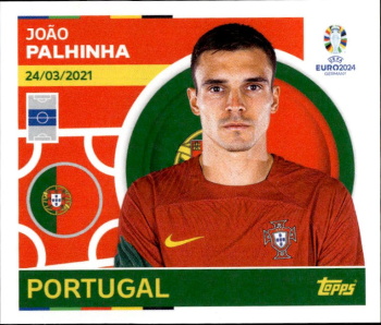 Joao Palhinha Portugal samolepka Topps EURO 2024 #POR12