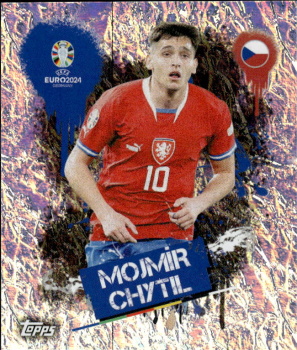 Mojmir Chytil Czech Republic samolepka Topps EURO 2024 #CZE3