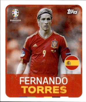 Fernando Torres Spain samolepka Topps EURO 2024 Legends #LEG1