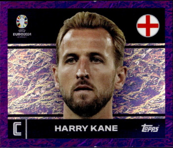 Harry Kane England samolepka Topps EURO 2024 Purple #ENG2