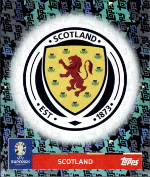 Emblem Scotland samolepka Topps EURO 2024 Topps Foil #SCO1