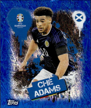 Che Adams Scotland samolepka Topps EURO 2024 Blue #SCO3