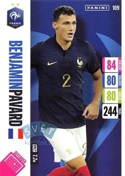 Benjamin Pavard France Panini Adrenalyn XL England 2024 Tournament Edition #109