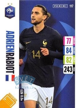 Adrien Rabiot France Panini Adrenalyn XL England 2024 Tournament Edition #117