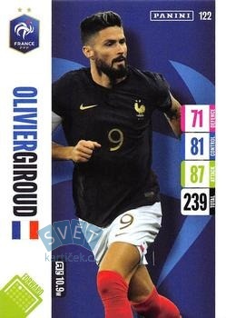 Olivier Giroud France Panini Adrenalyn XL England 2024 Tournament Edition #122