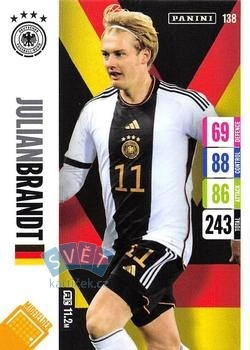 Julian Brandt Germany Panini Adrenalyn XL England 2024 Tournament Edition #138